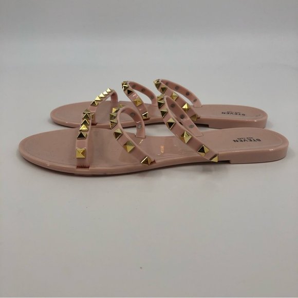Steven New York Gold & Pink Breathable Sandals | Comfort at its Best - Picture 4 of 7